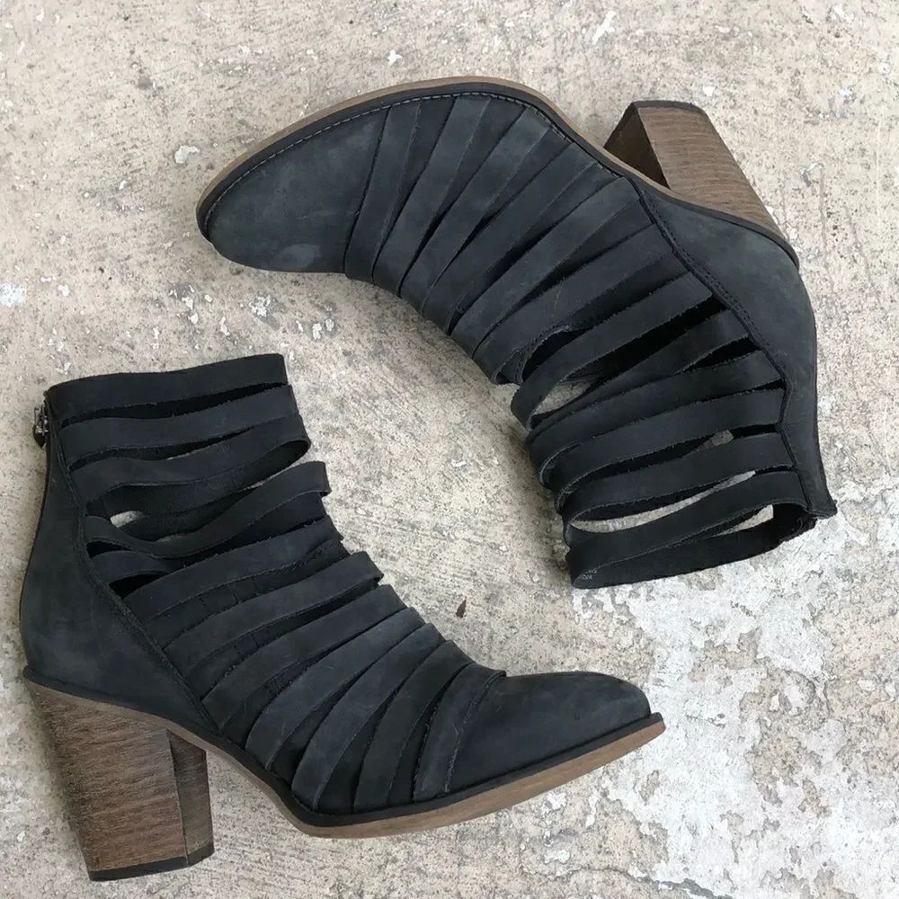 Strappy Ankle Boots